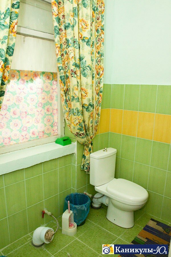 Туалетная комната хостела пансионата Трехгорка