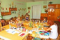 Игровая комната детского лагеря 'Маяк' в Евпатории